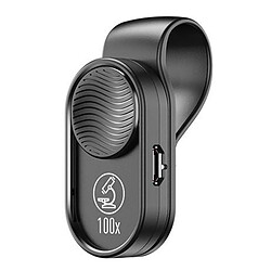 Avizar Microscope Smartphone Zoom 100X - Anneau LED - Noir