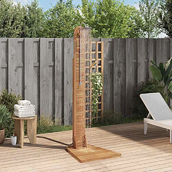vidaXL Douche Jardin Teck