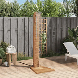 vidaXL Douche Jardin Teck