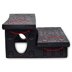 Avis vidaXL Marches SPA Noir