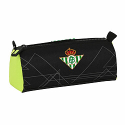 Real Betis Balompié Trousse d'écolier Noir Citron