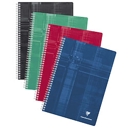 Clairefontaine Cahiers spirale A4 - 5 pcs Cahiers à spirale - A4 - 5 pièces - 90 feuilles chaque - Couleurs assorties