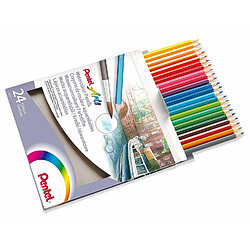 Avis Pentel Crayons aquarellables 24 couleurs