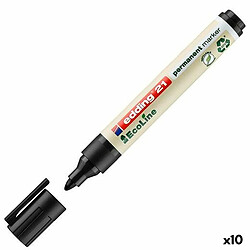 Edding 21 Ecoline - Lot de 10 Noir