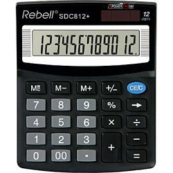 Rebell Calculatrice SDC412 - Noir