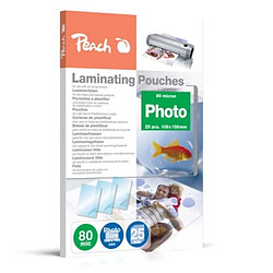 PEACH Pochettes de plastification format photo 10x15 cm