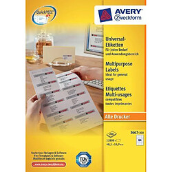 Avery Etiquettes Blanc