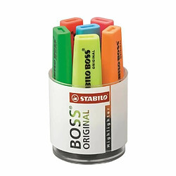 Newtons Stabilo Boss Original Pot de 6 Surligneurs pas cher