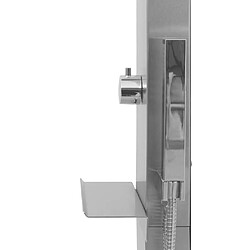 vidaXL Inox Incurvé pas cher