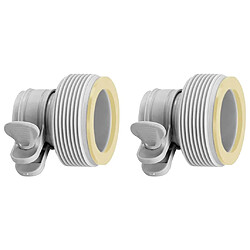 Intex Adaptateurs B pour Tuyaux Connecteurs tuyaux piscine - Adaptation 32 mm à 38 mm - ABS durable