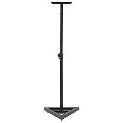 Avis vidaXL Supports de haut-parleur studio - 2 pcs Noir
