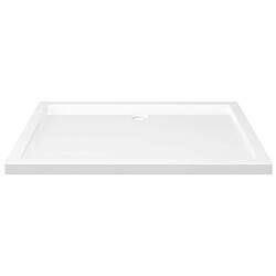 Acheter vidaXL Receveur de douche rectangulaire ABS 70x100 cm - Blanc