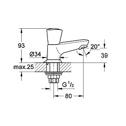 Robinet de lavabo