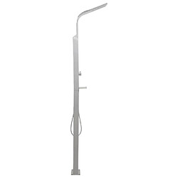 Avis vidaXL Inox Incurvé