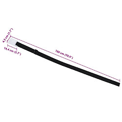 VIDAXL Fixations de rouleau de couverture de piscine 1,8 m - Lot de 8 pas cher