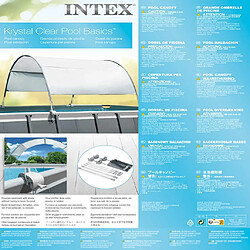 Acheter INTEX Voile d'ombrage pour piscine jusqu'à 2,74 m