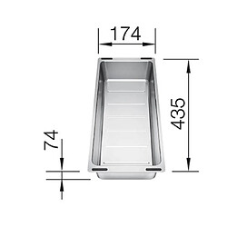 Blanco Egouttoir 227689 Inox