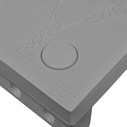 Acheter vidaXL Marches pour spa gris