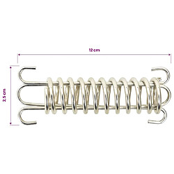 vidaXL Verrous à ressort voile d'ombrage 5 pcs pas cher