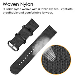 Acheter Samsung/Huawei - Bracelet Nylon 20mm - Noir