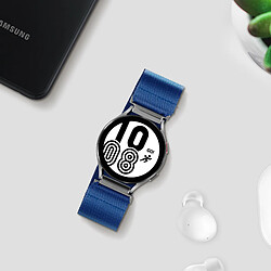 Avis Avizar Bracelet en nylon tissé pour Galaxy Watch 4 - Bleu