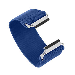 Avizar Bracelet en nylon tissé pour Galaxy Watch 4 - Bleu Bracelet pour Galaxy Watch - Nylon tissé - Auto-ajustable - Léger et respirant