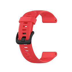 Acheter Bracelet Silicone Rouge pour Garmin Forerunner 945/Fenix 5 Plus