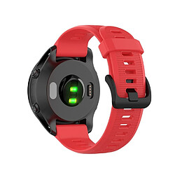 Avis Bracelet Silicone Rouge pour Garmin Forerunner 945/Fenix 5 Plus
