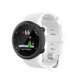 Bracelet en silicone Garmin Swim 2 - Blanc Bracelet de montre - Silicone résistant - Pour Garmin Swim 2
