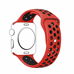 Phonecare SportyStyle pour Apple Watch Series 9 - Rouge/Noir