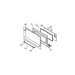 Airlux Vitre extérieure de four