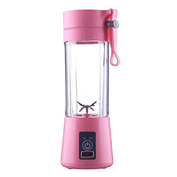 Universal USB rechargeable portable simple mélangeur mini-presse-jus multi-fonctions USB rechargeable tasse de jus de fruits mélangeur de jus électrique de fruits | presse-jus (rose)