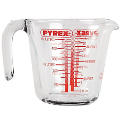 Pyrex Pichet Mesureur 0,5L Pichet mesureur - 0,5L - Pyrex - Graduations faciles à lire