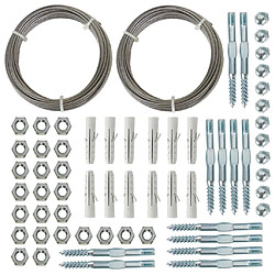 Nature Ensemble de treillis métallique pour plantes grimpantes