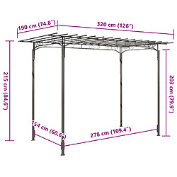 Acheter vidaXL Voûte de jardin déco pour rosiers