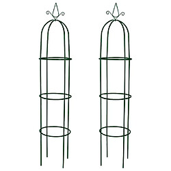 vidaXL Arche de jardin - Lot de 2