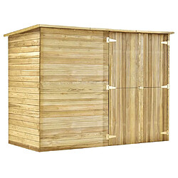 vidaXL Abri à Vélo en Bois - 232x110x170 cm