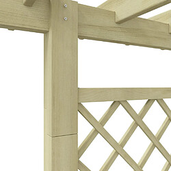 Acheter vidaXL Jardinière pergola 162x56x204 cm Bois