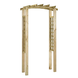 vidaXL Arche en treillis 110x60x210 cm Bois