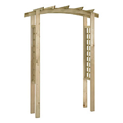 vidaXL Voûte en treillis 150x60x210 cm - Bois