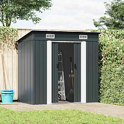 vidaXL Abri de jardin Anthracite Acier