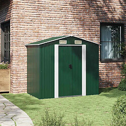 Avis vidaXL Abri de Stockage pour Jardin - 204x132x186 cm - Vert