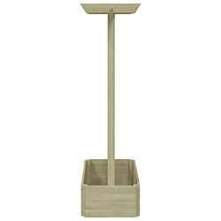 Avis vidaXL Jardinière pergola 162x56x204 cm Bois