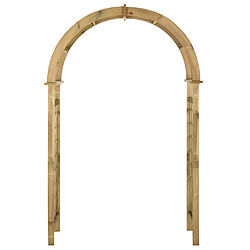 vidaXL Arche avec treillis Bois de pin imprégné