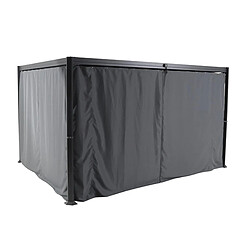 Hesperide Jeu de 4 rideaux pour tonnelle Belize 3x3,8 m