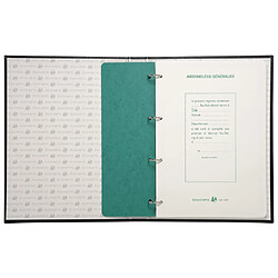 Avis Exacompta Reliure registre - 4 anneaux - Blanc
