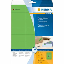 Elysees Paris Herma Étiquettes 70 x 37 mm A4 480 pcs Vert
