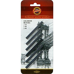 KOH-I-NOOR Blocs de Graphite Set de 6