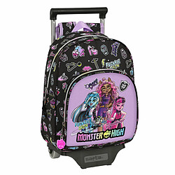 Monster High Cartable à Roulettes Creep Noir