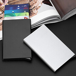 Wewoo Porte-Cartes Blanc Antimagnétique pas cher
